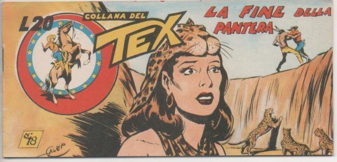 Comic E00313: Collana del Tex L20 nº 18 Nuova Serie. La Fine della Pantera