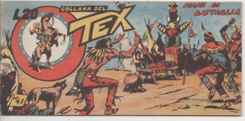 Comic E00336: Collana del Tex L20 nº 41 Nuova Serie. Piani di Battaglia