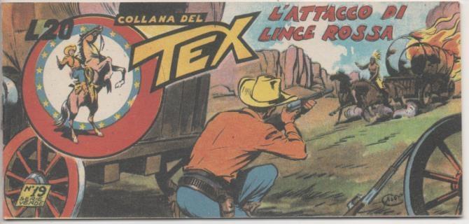Comic E00360: Collana del Tex nº 18 Serie Verde. L'Attacco di Lince Rossa
