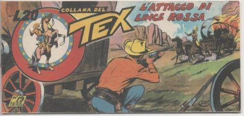 Comic E00360: Collana del Tex nº 18 Serie Verde. L'Attacco di Lince Rossa