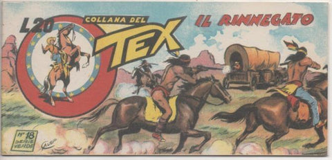 Comic E00359: Collana del Tex L20 Serie Verde. Il Rinnegato