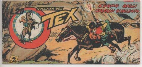 Comic E00273: Collana del Tex L20 nº 2. L'Uomo Dagli Speroni D'Argento