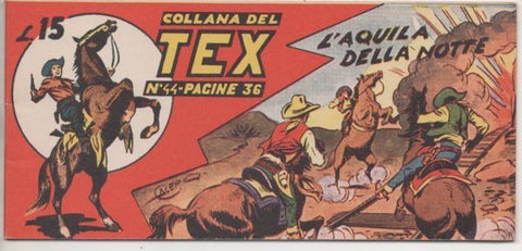 Comic E00265: Collana del Tex L15 nº 44. L'Aquila della Notte