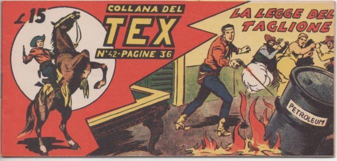 Comic E00263: Collana del Tex L15 nº 42. La Legge del Taglione