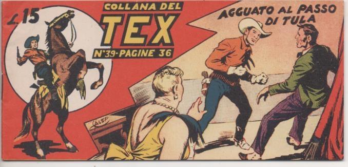 Comic E00260: Callana del Tex L15 nº 39. Agguato al Passo di Tula