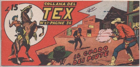 Comic E00248: Callana del Tex L15 nº 27. Il Guado del Piute