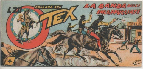 Comic E00275: Collana del Tex L20 nº 4. La Banda degle Incappucciati