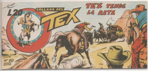Comic E00305: Collana del Tex L20 nº 10 Nuova Serie. Tex Tende la Rete