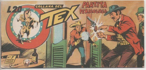 Comic E00302: Collana del Tex L20 nº 7 Nuova Serie. Partita Pericolosa