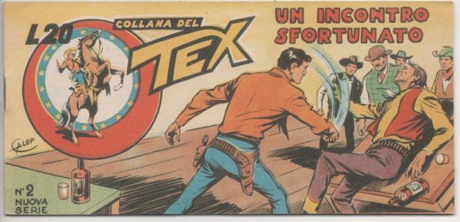 Comic E00297: Collana del Tex L20 nº 2 Nuova Serie. Un Incontro Sfortunato