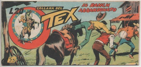 Comic E00294: Collana del Tex L20 nº 23. Il Raanch Abbandonato