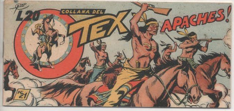 Comic E00292: Collana del Tex L20 nº 21. Apaches!