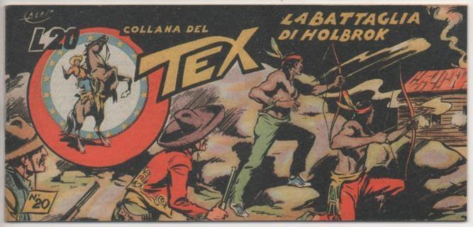Comic E00291: Collana del Tex L20 nº 20. La Battaglia di Holbrok