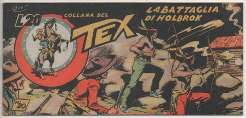 Comic E00291: Collana del Tex L20 nº 20. La Battaglia di Holbrok
