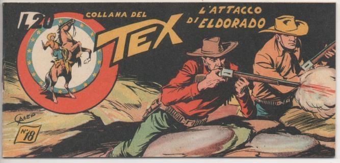 Comic E00289: Collana del Tex L20 nº 18. L'Attacco di El Dorado