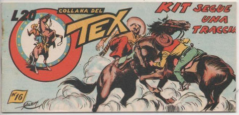 Comic E00287: Collana del Tex L20 nº 16. Kit Segue una Traccia