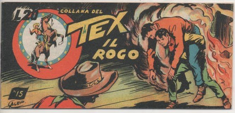 Comic E00286: Collana del Tex L20 nº 15. Il Rogo
