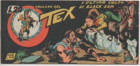 Comic E00284: Collana del Tex L20 nº 13. L'Ultimo Colpo di Black Sam