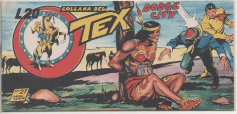 Comic E00368: Collana del Tex L20 nº 27 Serie Verde. Dodge City