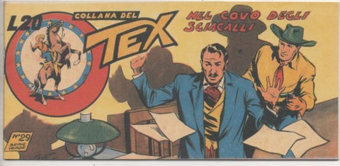 Comic E00370: Collana del Tex L20 nº 29 Serie Verde. Nel Covo degle Sciacalli