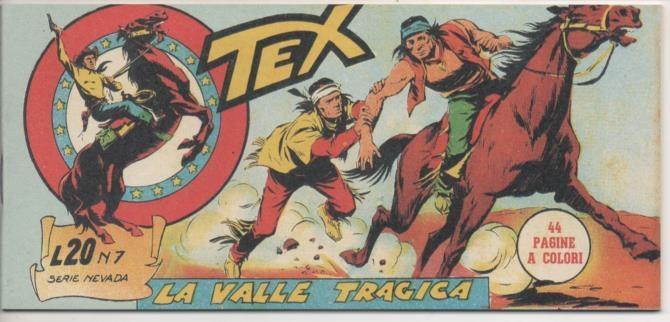 Comic E00453: Collada del Tex L20 nº 7 Serie Nevada. La Valle Tragica
