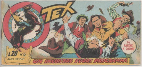 Comic E00448: Collada del Tex L20 nº 2 Serie Nevada. Un Incontro Fuori Programma