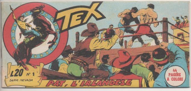 Comic E00447: Collada del Tex L20 nº 1 Serie Nevada. Pat, L'Irlandese