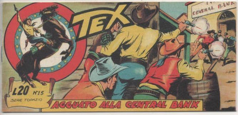 Comic E00446: Collana del Tex L20 nº 15 Serie Topazio. Agguato alla Central Bank