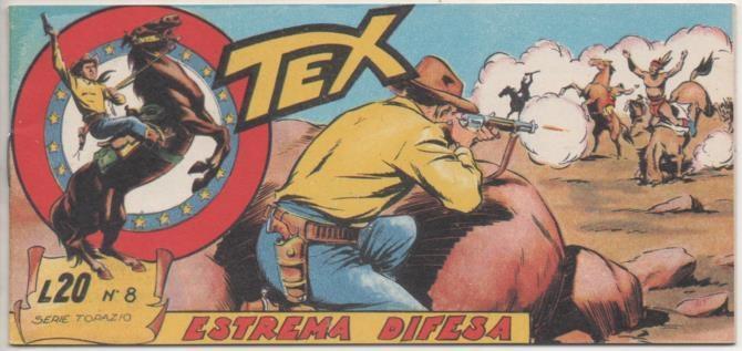 Comic E00439: Collana del Tex L20 nº 8 Serie Topazio. Estrema Difesa