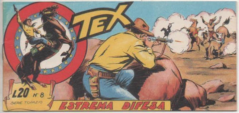 Comic E00439: Collana del Tex L20 nº 8 Serie Topazio. Estrema Difesa