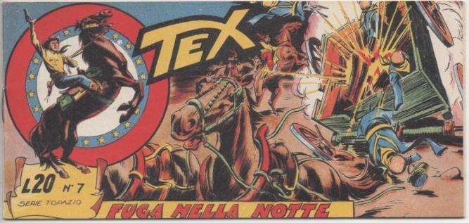 Comic E00438: Collana del Tex L20 nº 7 Serie Topazio. Fuga Nella Notte