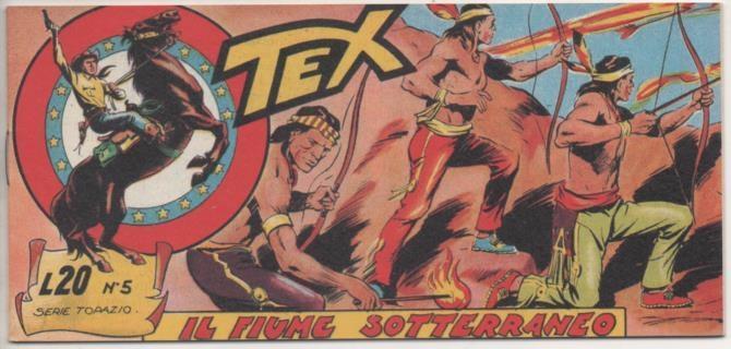 Comic E00436: Collana del Tex L20 nº 5 Serie Topazio. Il Fiume Sotterraneo