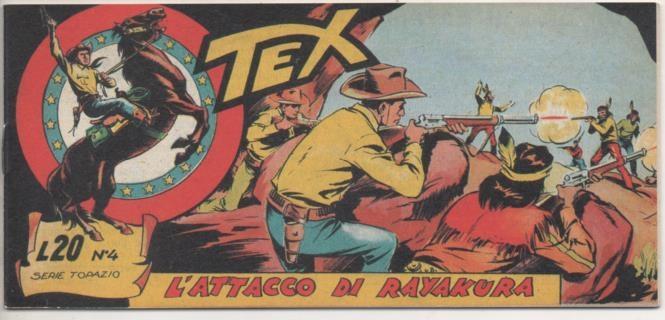 Comic E00435: Collana del Tex L20 nº 4 Serie Topazio. L'Attacco di Rayakura