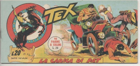 Comic E00460: Collada del Tex L20 nº 1 Serie Nevada. La Carica di Pat