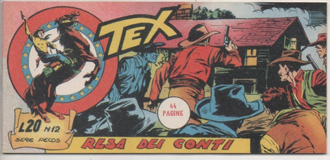 Comic E00485: Collana del Tex L20 nº 12 Serie Pecos. Resa dei Conti