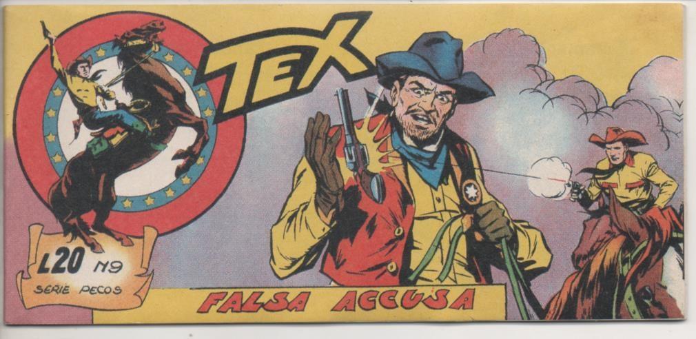 Comic E00482: Collana del Tex L20 nº 9 Serie Pecos. Falsa Accusa