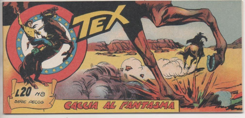 Comic E00481: Collana del Tex L20 nº 8 Serie Pecos. Caccia al Fantasma