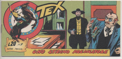 Comic E00480: Collana del Tex L20 nº 7 Serie Pecos. Uno Strano Predicatore
