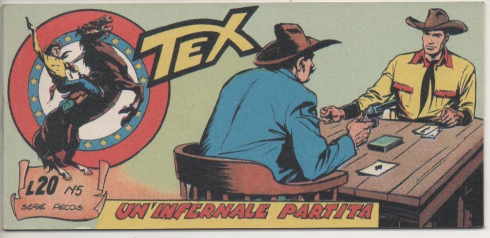Comic E00478: Collada del Tex L20 nº 5 Serie Pecos. Un 'Infernale Partita