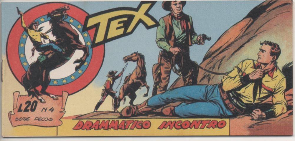 Comic E00477: Collada del Tex L20 nº 4 Serie Pecos. Drammatico Incontro