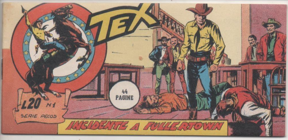 Comic E00474: Collada del Tex L20 nº 1 Serie Pecos. Incidente a Fullertown
