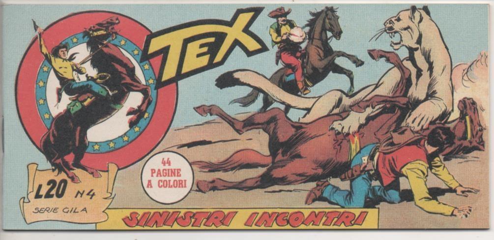 Comic E00465: Collada del Tex L20 nº 4 Serie Gila. Sinistri Incontri