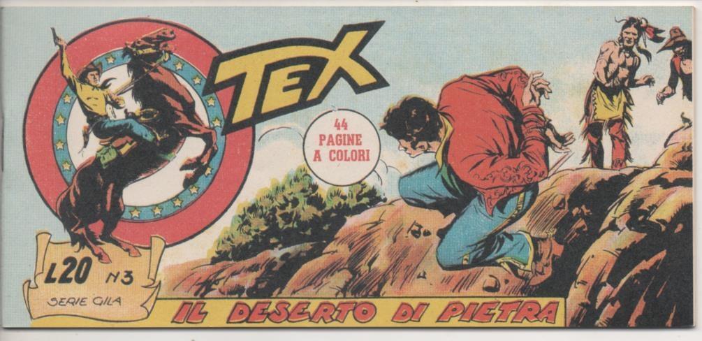 Comic E00464: Collada del Tex L20 nº 3 Erie Gila. Il Deserto di Pietra