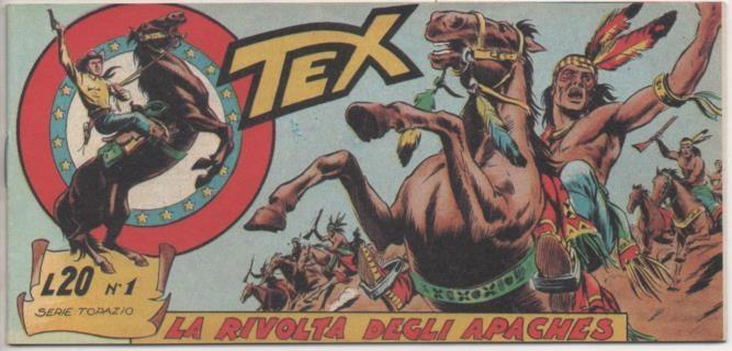 Comic E00432: Collana del Tex L20 nº 1 Serie Topazio. La Rivolta degli Apaches