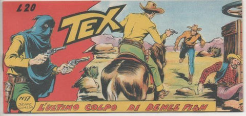 Comic E00430: Collana del Tex L20 nº 17 Serie Gialla. L'Ultimo Colpo di Denne Fish