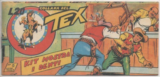 Comic E00394: Collana del Tex L20 nº 5 Serie Rossa. Kit Mostra i Denti