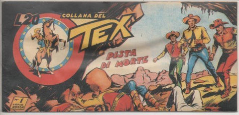 Comic E00390: Collana del Tex L20 nº 1 Serie Rossa. Pista di Morte