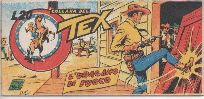 Comic E00388: Collana del Tex L20 nº 47 Serie Verde. Luragano di Fuoco