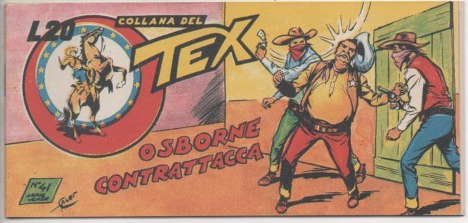Comic E00382: Collana del çTex L20 nº 41 Serie Verde. Osborne Contrattacca
