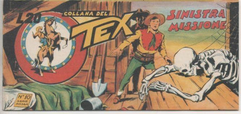 Comic E00399: Collada del Tex L20 nº 10 Serie Rossa. Sinistra Missione